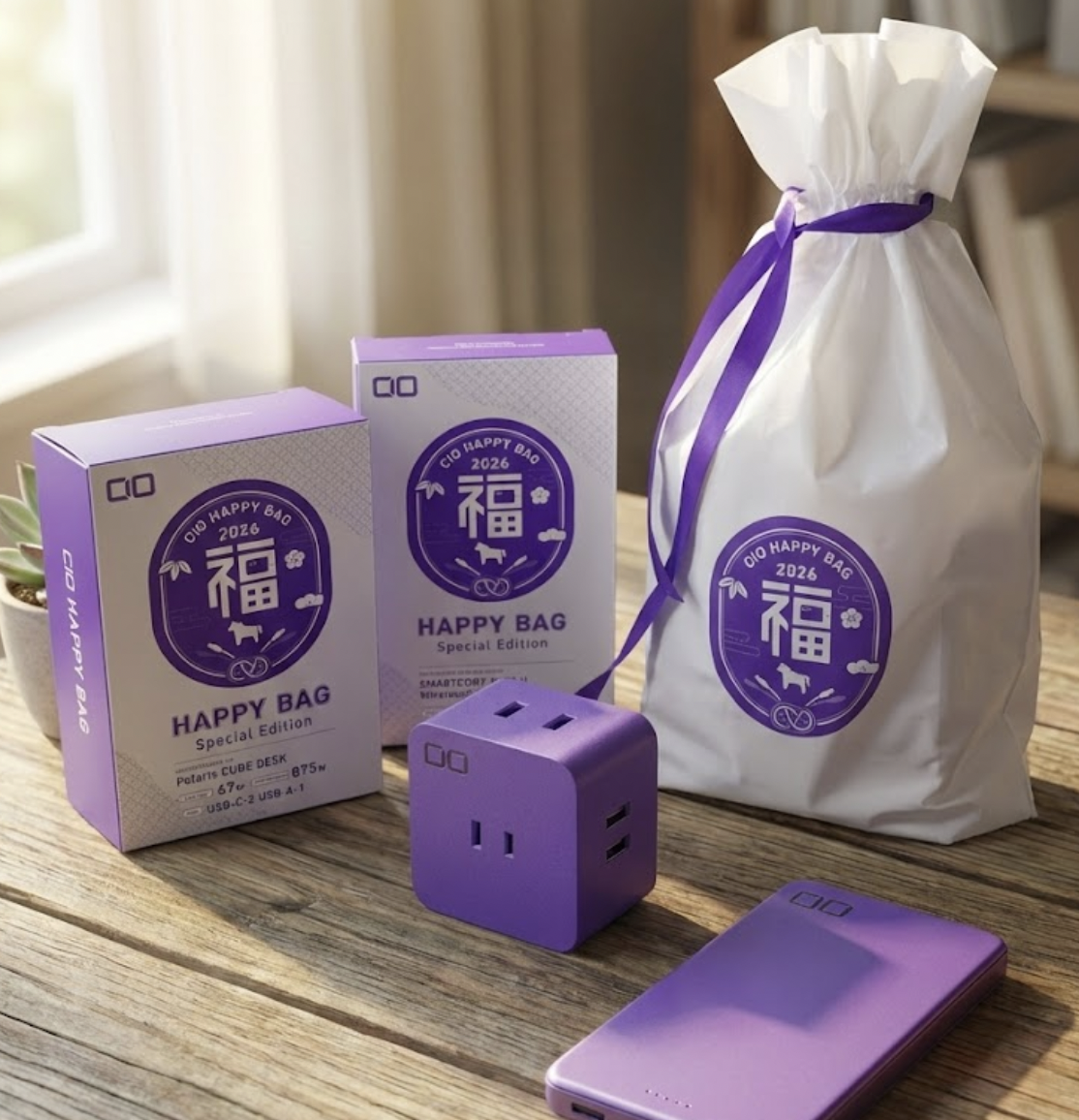 2026年CIOパープル福袋(表) 開封｜限定カラー「パープル」が美しすぎる