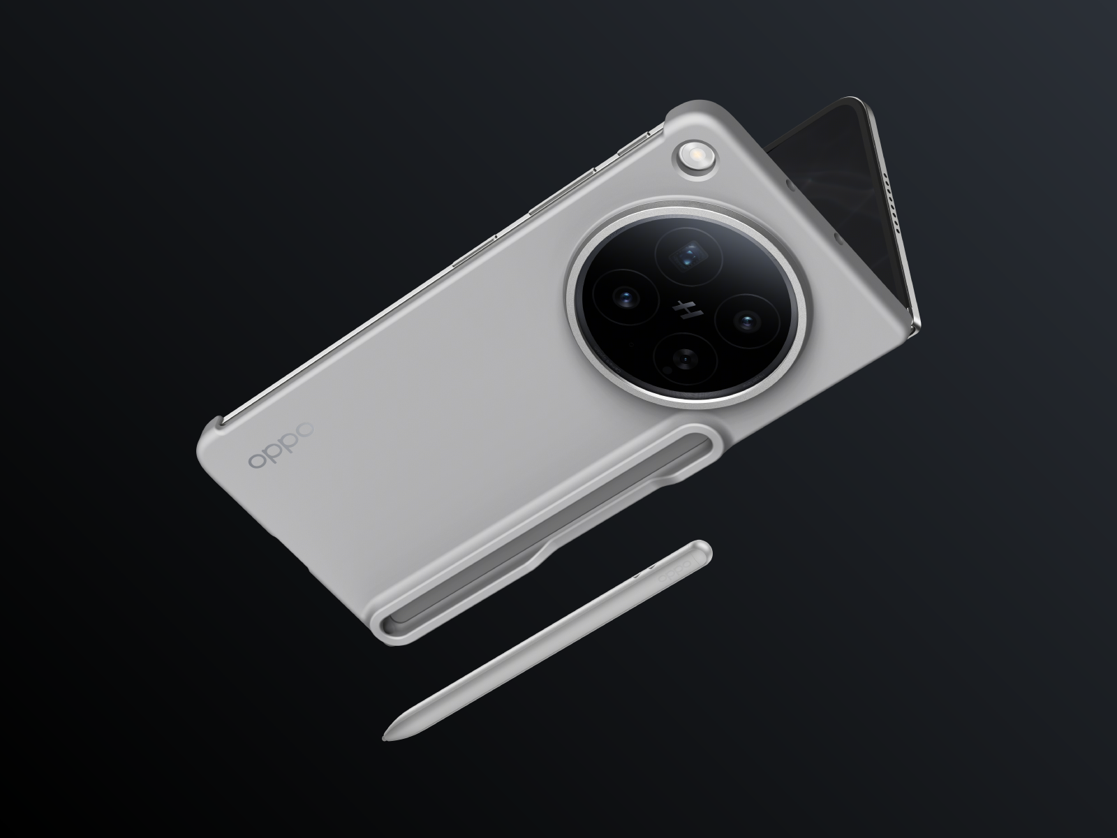 OPPO Find N6 カラーバリエーション ブロッサムオレンジ ステラーチタニウム